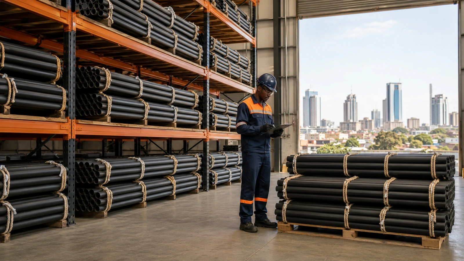 Pipe production line